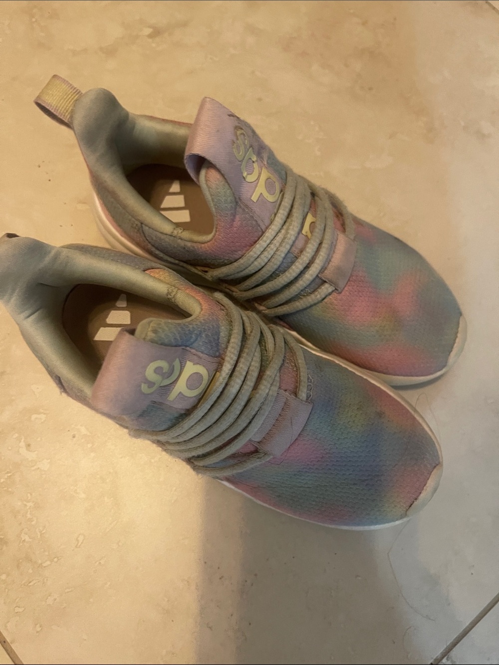 adidas Kids Pastel Tie-Dye Slip-On Sneakers - Multicolor